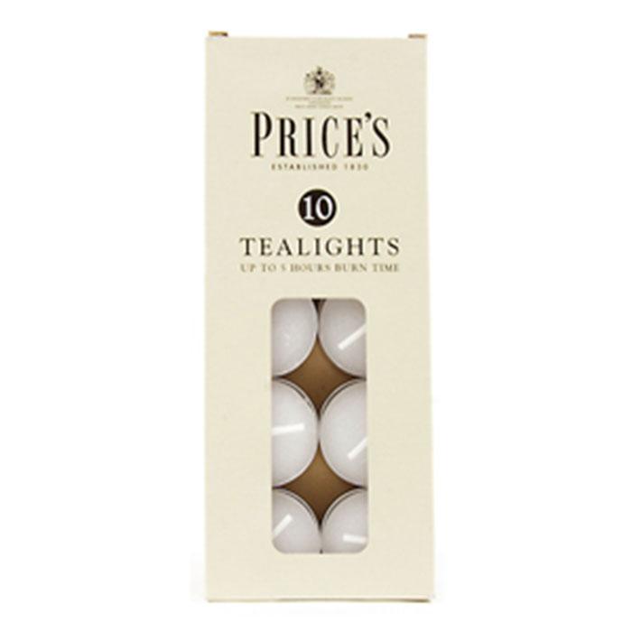 Prices Tealights 4.5hr 10pk