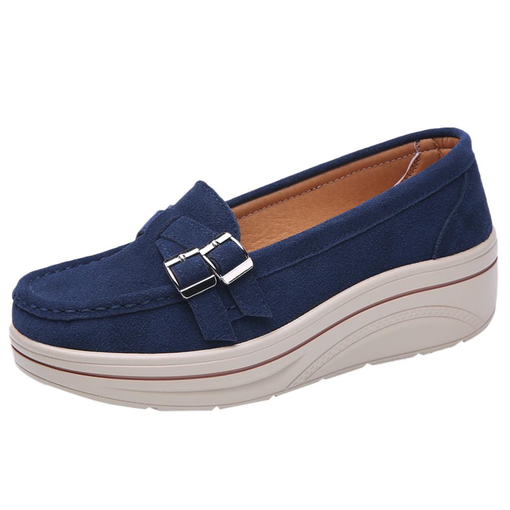 Женские туфли для маффинов, кожаные туфли на толстой подошве, криперы, мокасины