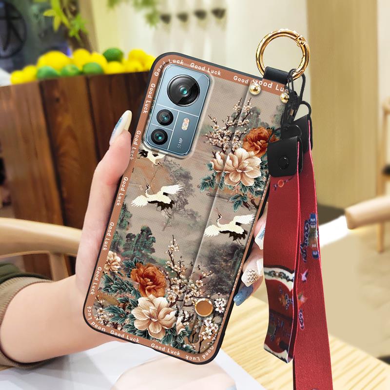 Kickstand Protective Phone Case For Blackview A85 Wrist Strap Dirt-resistant Soft case Back Cover Phone Holder Anti-dust