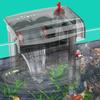 3 In 1 Fish Tank Filter Wall-mounted Circulating Water Purifier Waterfall Filter Box  for Home