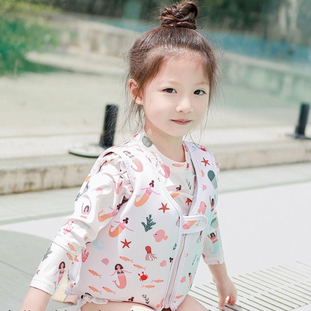 Регулируемые детские спасательные жилеты Anti Rollover Без надувания Жилет для плавания Пляжный