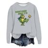 Women's Fashion Casual Long Sleeve Loose Printed Sweatshirt