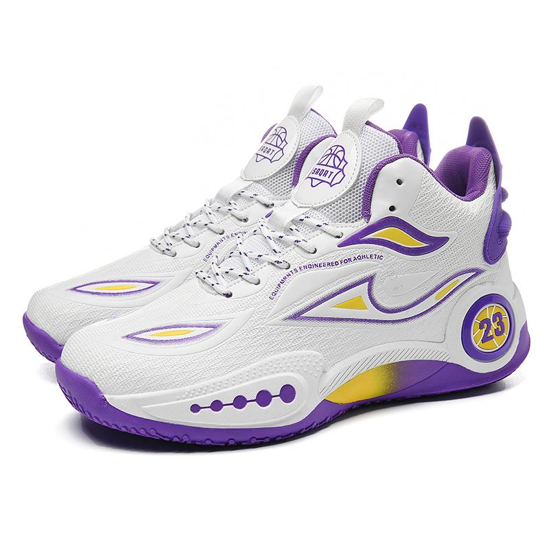 Новые боевые баскетбольные кроссовки мужские сетчатые дышащие кроссовки для девочек нескользящие молодежные нескользящие амортизирующие спортивные кроссовки