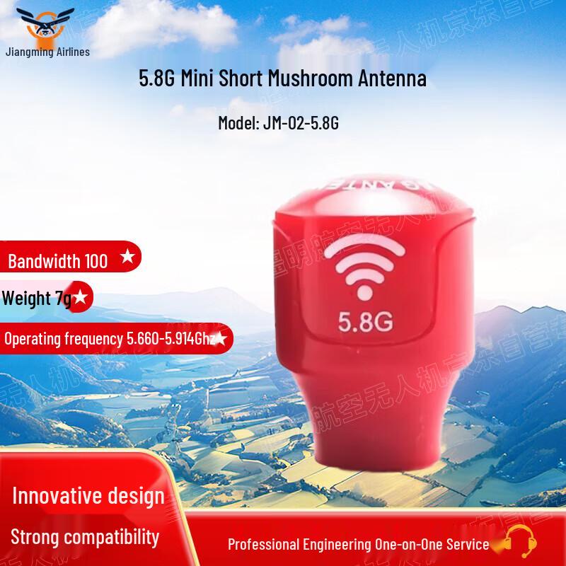 Jiangming Aviation 5.8G Mini Mushroom FPV Antenna (CN version)