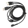 Headphone Audio Cable USB and 3.5mm Audio Jack Audio Cord with Lighting for SteelSeries Arctis