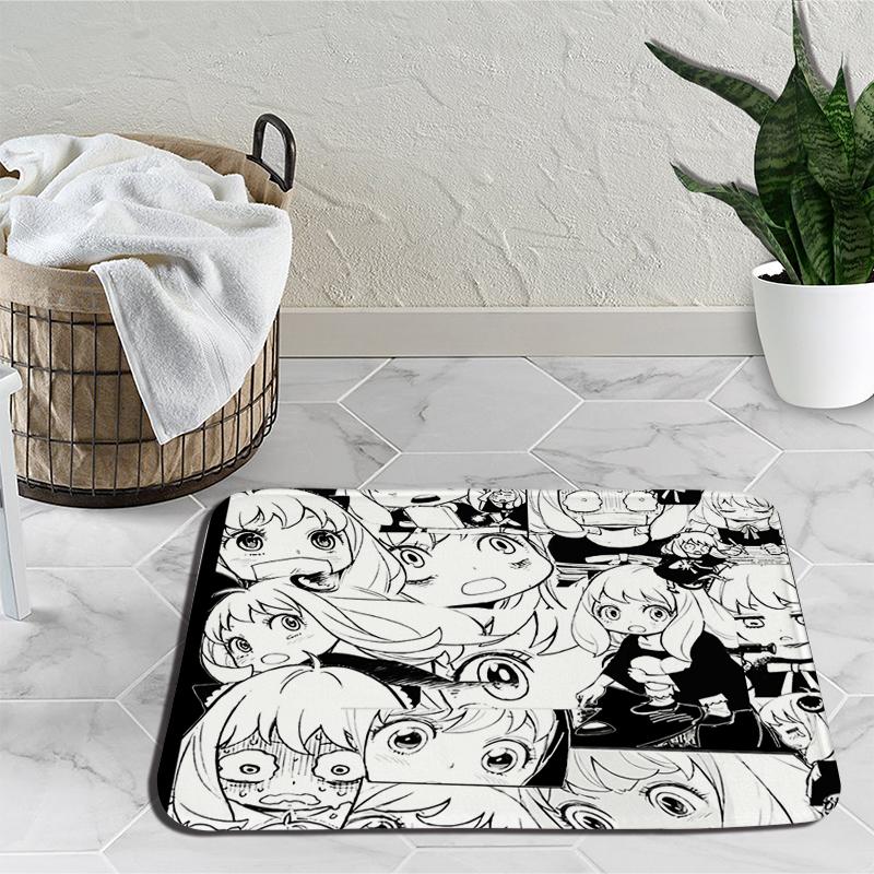 Семейный прикроватный коврик Spy X Anya Forger, дверной ковер Loid Yor Forger, мультяшный напольный коврик для гостиной, тапис, украшение, гобелен