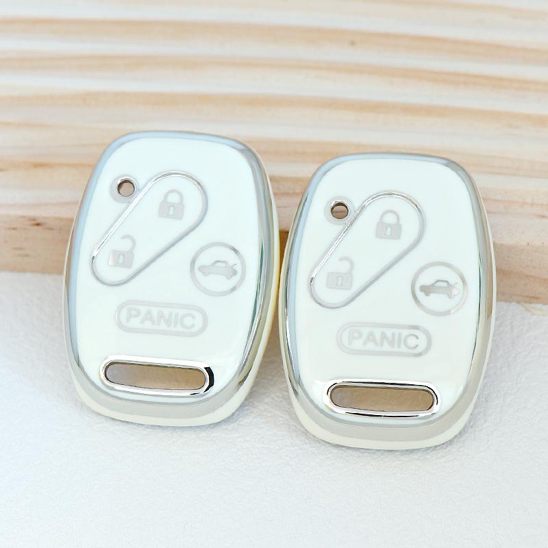 Для Honda Accord CRV Pilot Civic 2003 2007 2008 2009 2010 2011 2012 2013 Чехол для ключа автомобиля из ТПУ Крышка Корпус Брелок Держатель Сумка