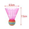 6Pcs Plastic Badminton Ball Sports Badminton Trainer Durable Colorful Badminton Shuttlecocks