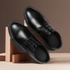 Men's Autumn Leather Shoes & Korean-Style Business Suits: Versatile, Youthful, Casual & Perfect for Office or Groom Wedding.