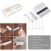 PIR Motion Sensor LED Night Light Rechargeable Creative Home Stick-on Wardrobe 12 High Brightness Automatic Sensing Cabinet For Bedroom Hallway