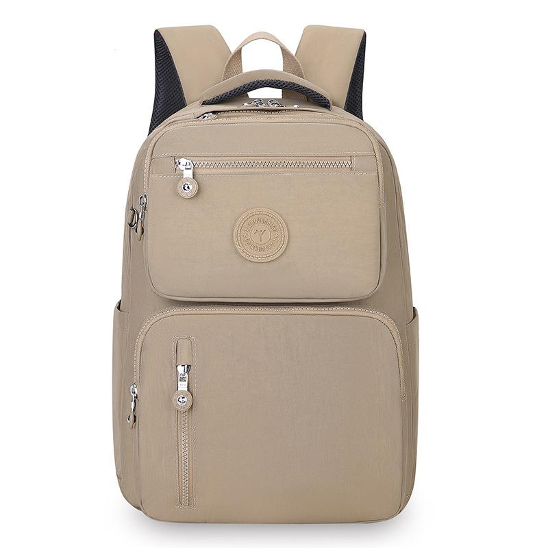 Large Capacity Backpack Multi-Layer Student Schoolbag Lightweight Nylon Backpack