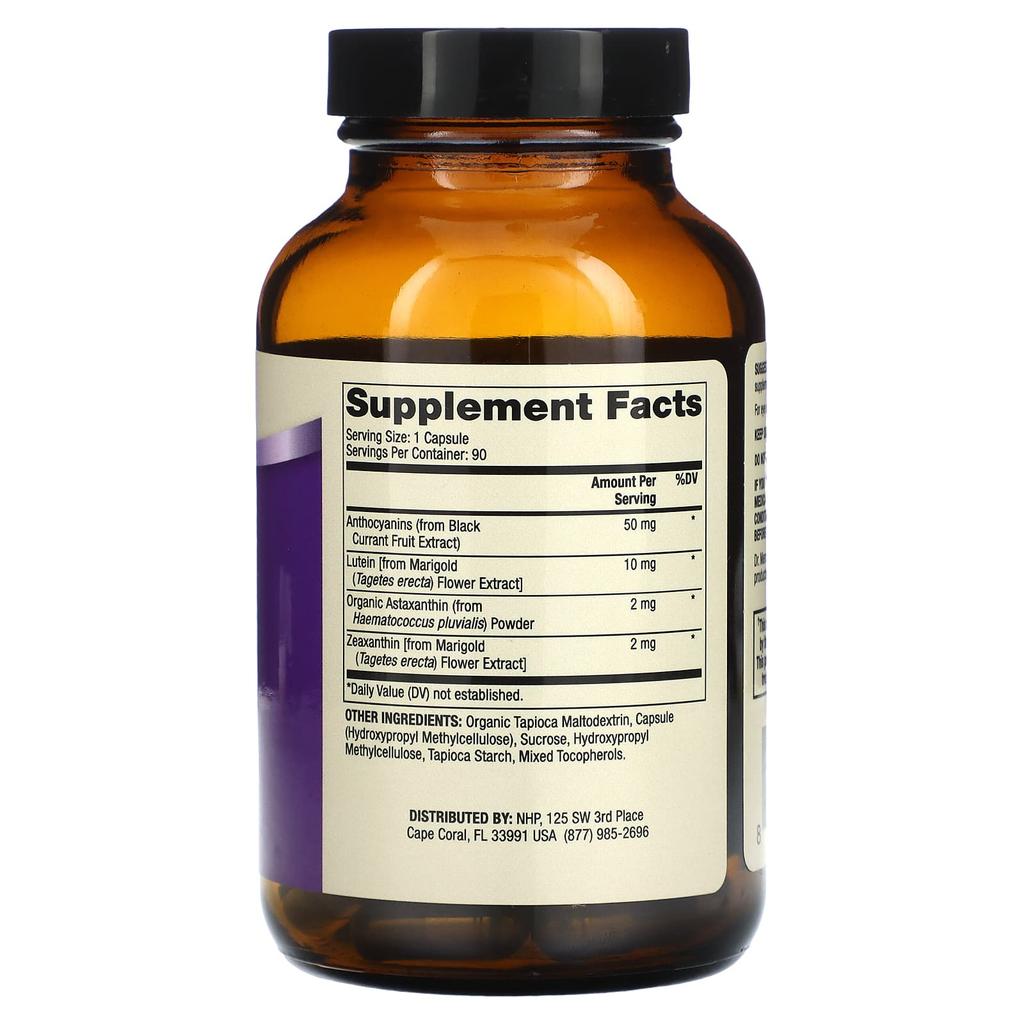 Dr. Mercola Поддержка для глаз, 90 капсул