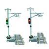 Railway Model Compatible with TOMIX Tracks Kibuido Original Lighting Signal Light and 6th Type Yellow Lighting At the Same Signal, Only, ``Anywhere