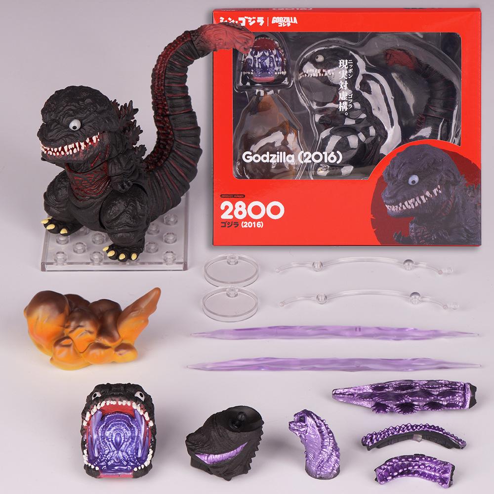 Q Version Of Clay Man #2800 Godzilla 2016 Joint Movable Doll, Tide Play Ornament Model Boxed Figure