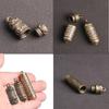 Brass Openable Cylindrical box Necklace Pendant Travel Pill Case Pill Box Buddhist Pendant