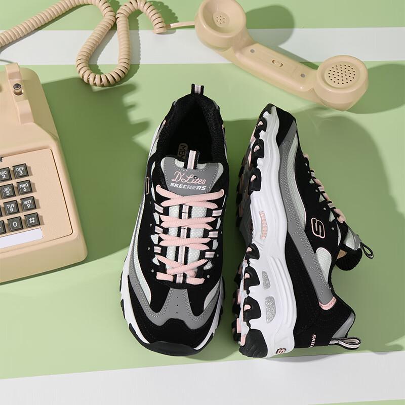 Skechers Женские ретро кроссовки-папы на толстой подошве с пандой