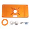 Routers Table Insert Plate Aluminum Alloy Wood Milling Flip Board Durable Trimming Machine Flip