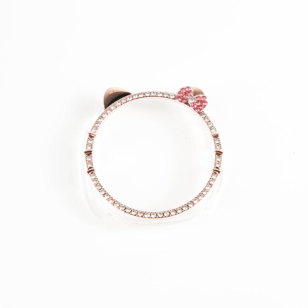 Чехол для Samsung Galaxy Watch 8 40 мм 44 мм Милый КОТЕНОК КИТТИ Алмазный Защитный Чехол Аксессуары для женщины Samsung watch8