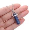 Plated Chakra Hexagonal Jewelry Accessories Stone Pendant Natural Crystal Necklace Quartz chain