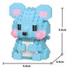 Creative Building Blocks 25 Stypes Cute Animal Cartoon Model DIY Collect Fans Education Toys for Kids Gift for Girls