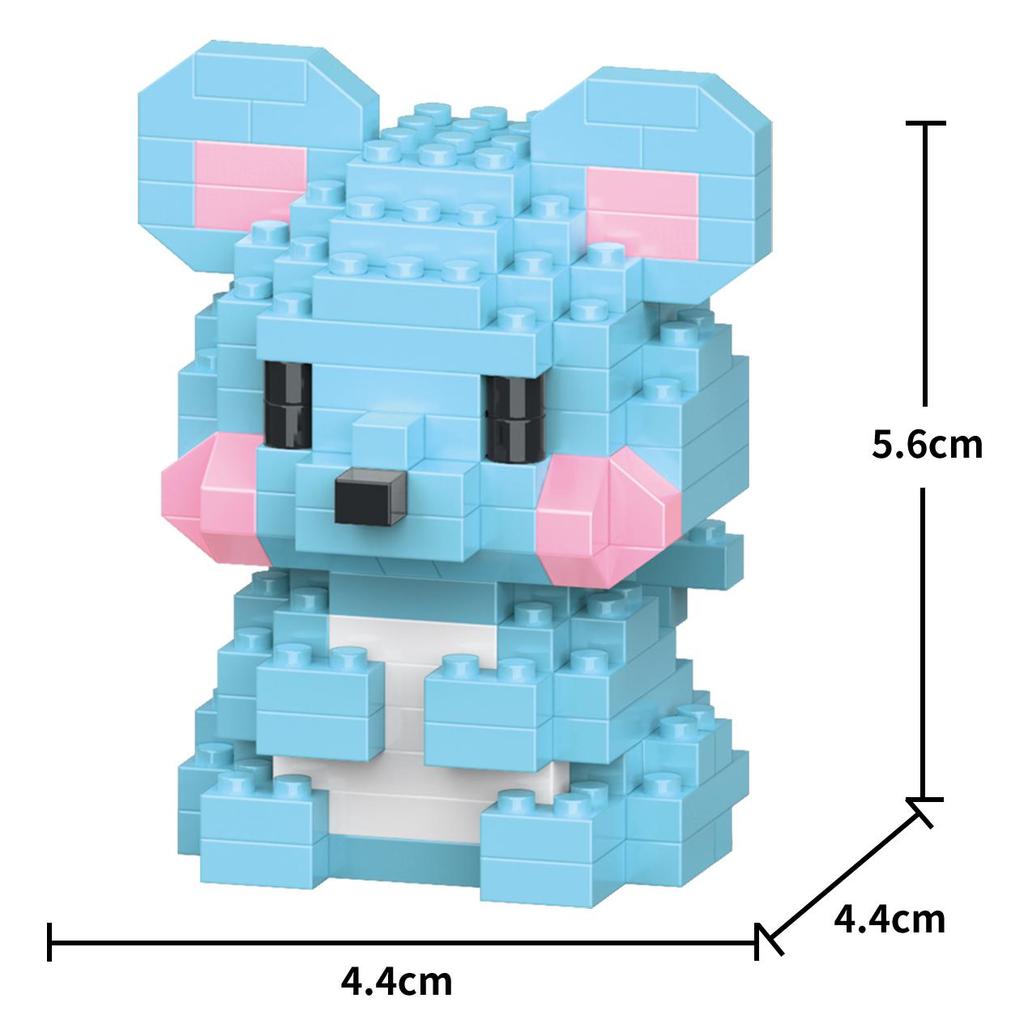 Creative Building Blocks 25 Stypes Cute Animal Cartoon Model DIY Collect Fans Education Toys for Kids Gift for Girls
