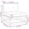 2 Piece Garden Lounge Set with Cushions Solid Pine Wood