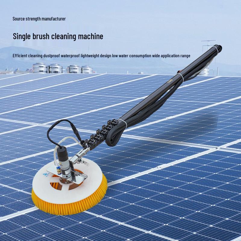 Ручная телескопическая щетка для чистки солнечных панелей