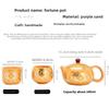 Gold Duan Mud Xishi Pot Gold and Silver Cuo Purple Sand Fengming Pot Tea Set Travel Portable Set