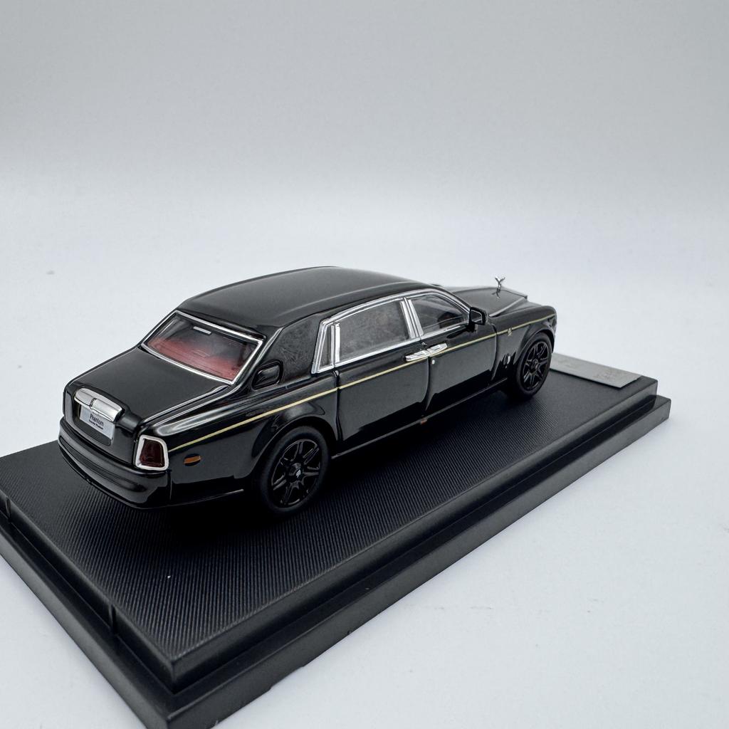 SW 1/64 Rolls Royce Phantom VII Металлическая гоночная машина Литые модели и игрушечные транспортные средства Модель автомобиля Масштабная миниатюрная модель автомобиля Для детей
