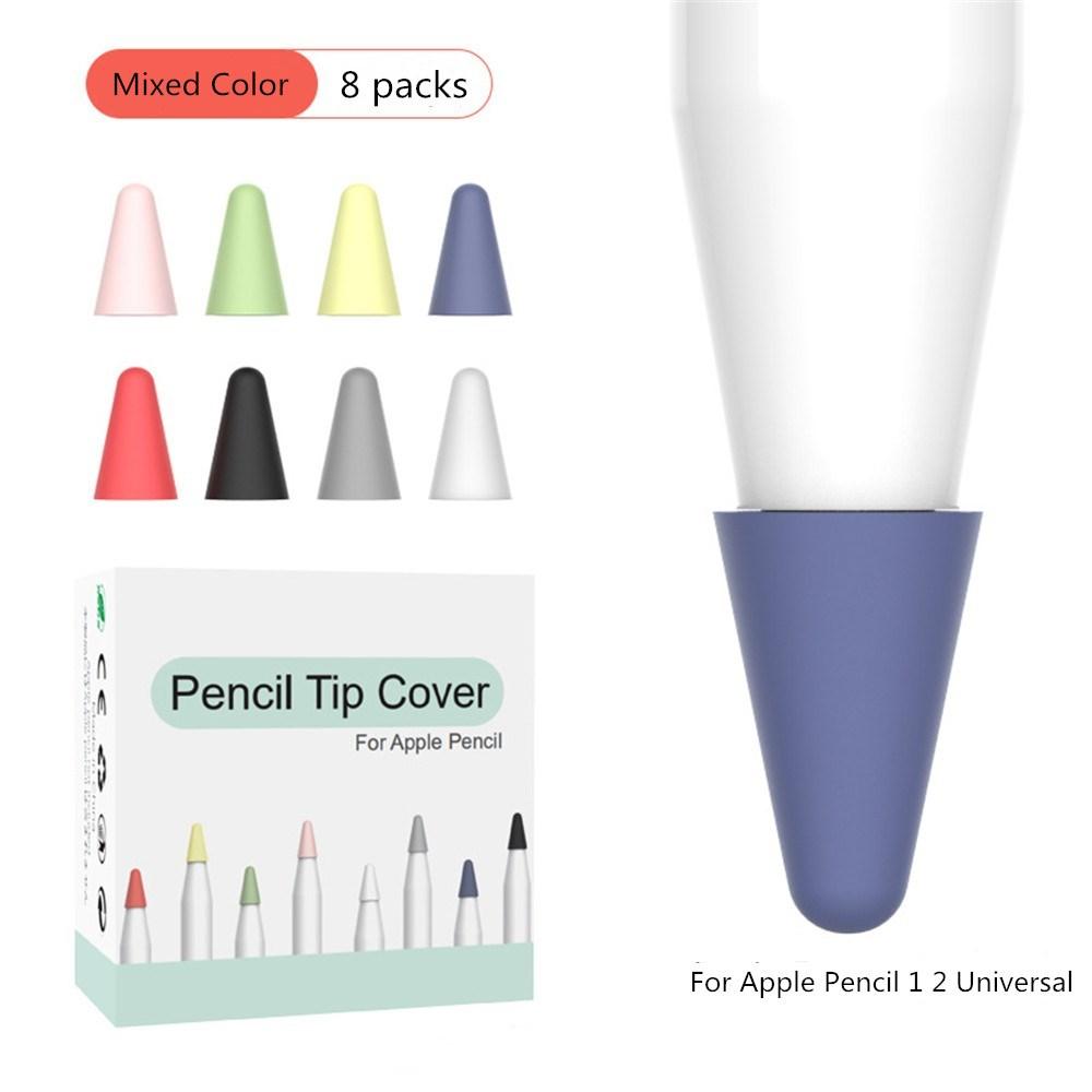 Силиконовый сменный наконечник Чехол Защитная накладка Скин для Apple Pencil 2-го поколения Стилус для сенсорного экрана Apple iPad Pencil 1-го поколения Чехол наконечник