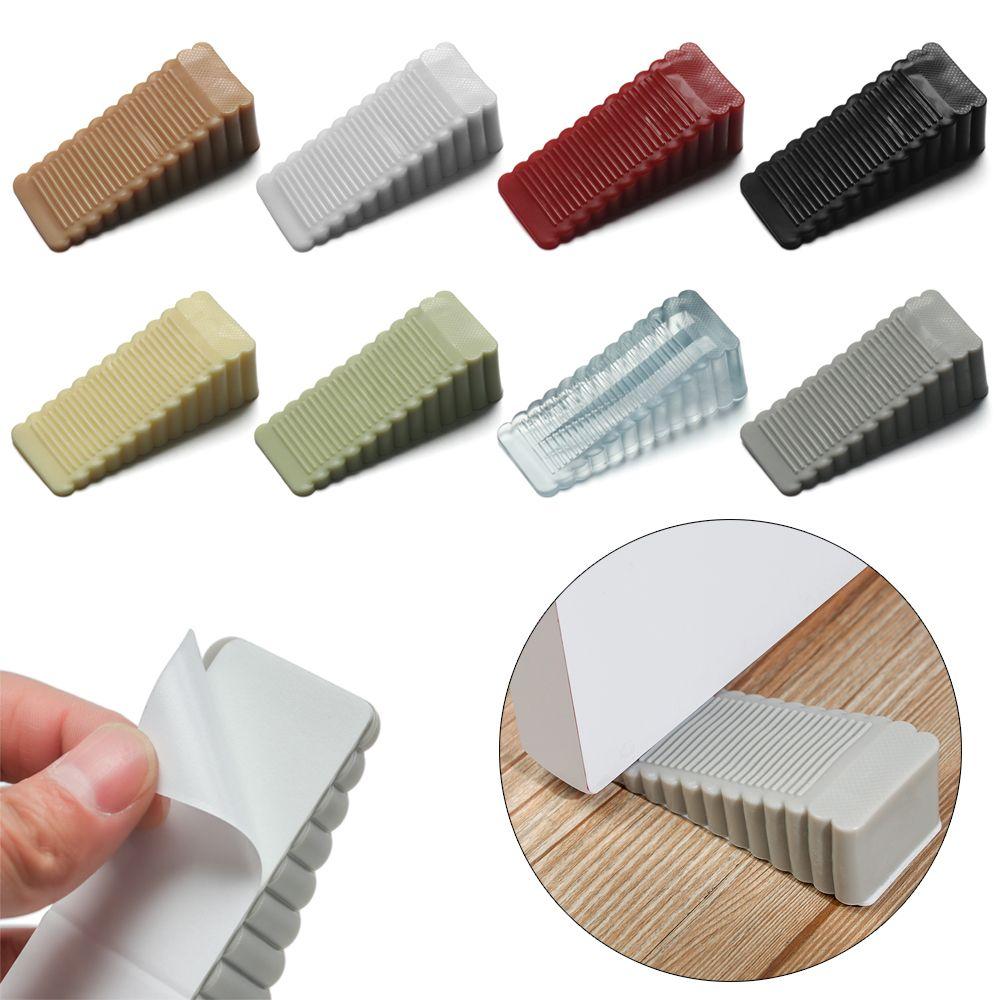 Home Non Punching Anti-Collision Door Wedge Floor Block Wall Protector Door Stopper