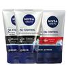 NIVEA MEN Гель для умывания для жирной кожи, набор из 4 штук