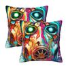 Borderlands White Emblem 2 Pcs Square Pillowcase Pillow Cover Cushion Zip Decorative Comfort Throw Pillow For Home Sofa