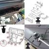 60 шт. зажим для накладки на порог автомобиля, дверная панель, фиксация брызговика, облицовка крыши, заклепки, аксессуары для VW Sharan 7N 2010 2011-2020