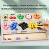 Wooden 3d Fruit Sorting Game For Kid Cognitive Motor Skills Development Training