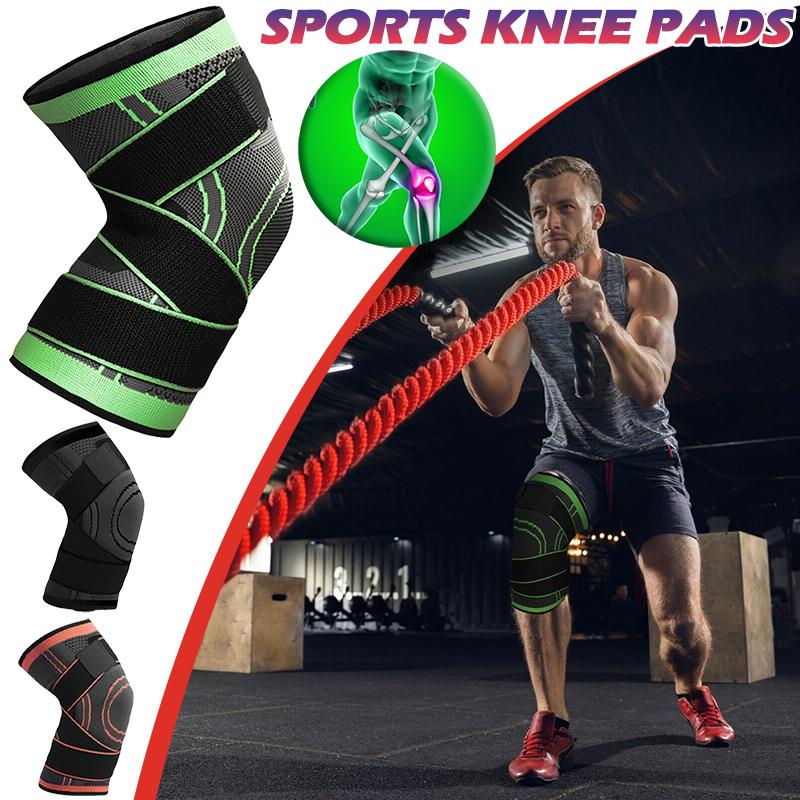 Коленный бандаж, компрессионный ремень, рукав, спортивная защитная связка, регулируемая