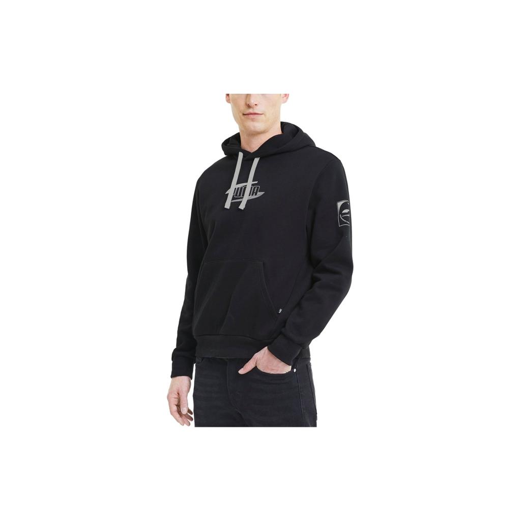 Puma Толстовка Rebel FL Повседневная спортивная вязаная толстовка Мужские топы Черные 585490-51