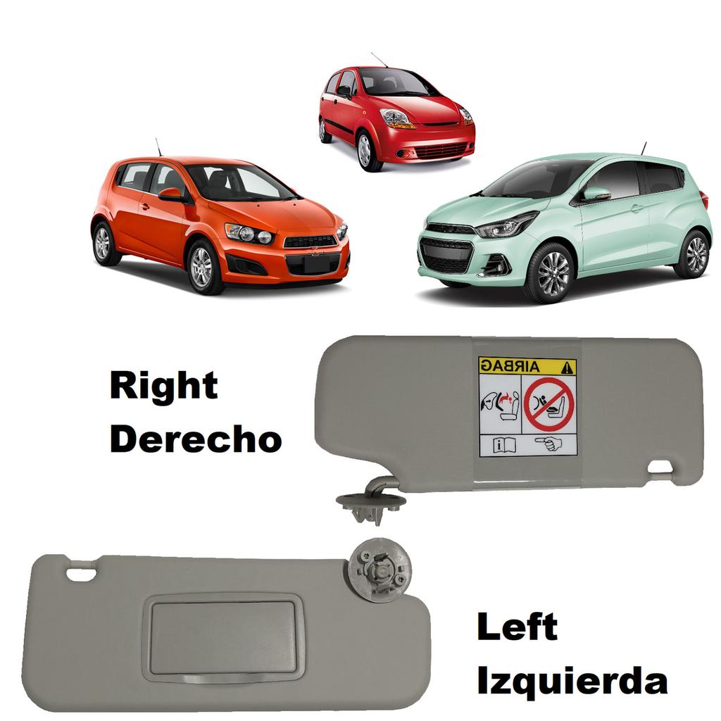 2 шт. Солнцезащитный козырек для CHEVROLET Spark 2012-2022 Sonic 2012-2020 Правый+Левый