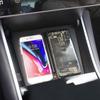 Qi Wireless Fast Charger Car Pad Mat Dual Fast Charger Fit For Tesla Model 3