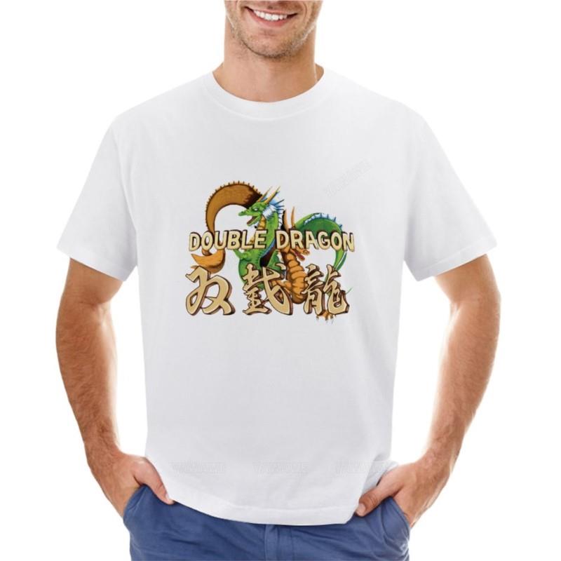 Double Dragon TShirt boys t shirts boys animal print shirt Short sleeve tee graphic t shirt Unisexs t shirts casual stylish
