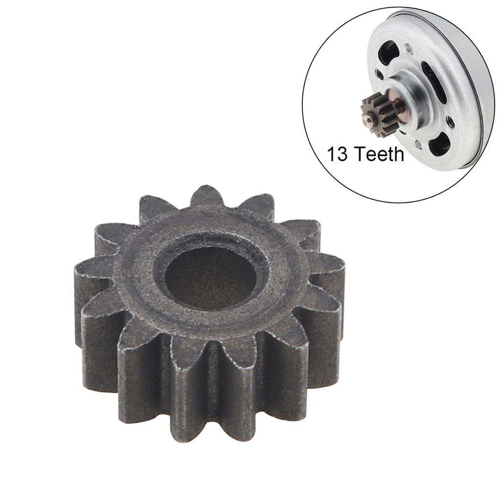 13 Teeth 9.2mm Diameter Replaceable Motor Gear for RS550 10.8V / 12V / 14.4V / 16.8V / 18V / 21V DC Motor Easy Installation