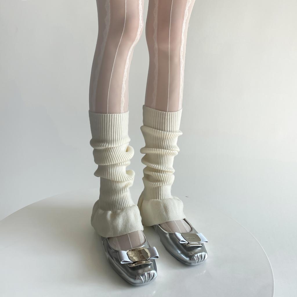 Ballet Leg Warmers Women Autumn and Winter Girl Female Leg Cover Dance Socks Y2k Harajuku Leg Warmers Sweet Wind Pile Calf Socks