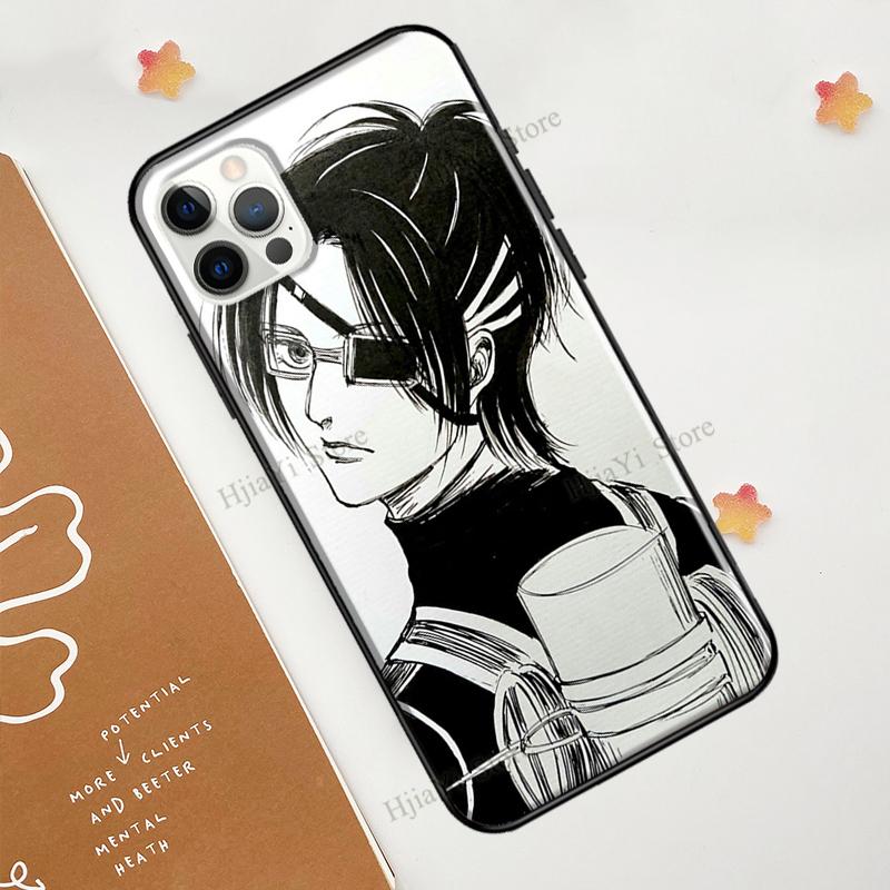 Hange Zoe Attack On Titan Anime Case For iPhone 12 Pro Max 13 Mini 6S 7 8 Plus SE 2020 Case For iPhone 11 Pro Max XS X XR