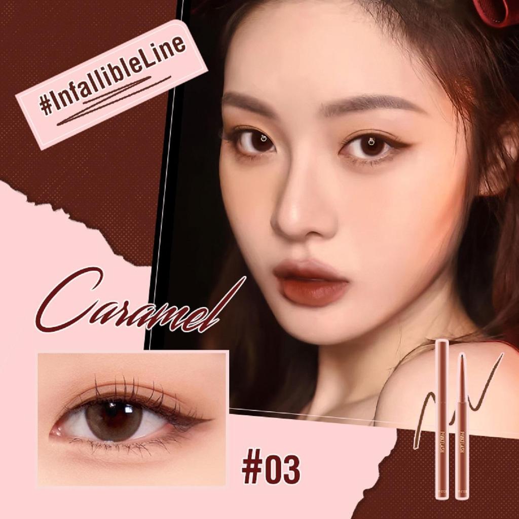 PINKFLASH Черная жидкая подводка для глаз Водостойкая долговечная высокопигментированная гладкая матовая подводка для глаз гель-карандаш Инструменты для макияжа Косметика