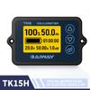 Кулонометр для аккумулятора TK15 DC8-120V 50A 100A 350A Профессиональный тестер емкости аккумулятора для электровелосипеда/балансира/уборочной машины