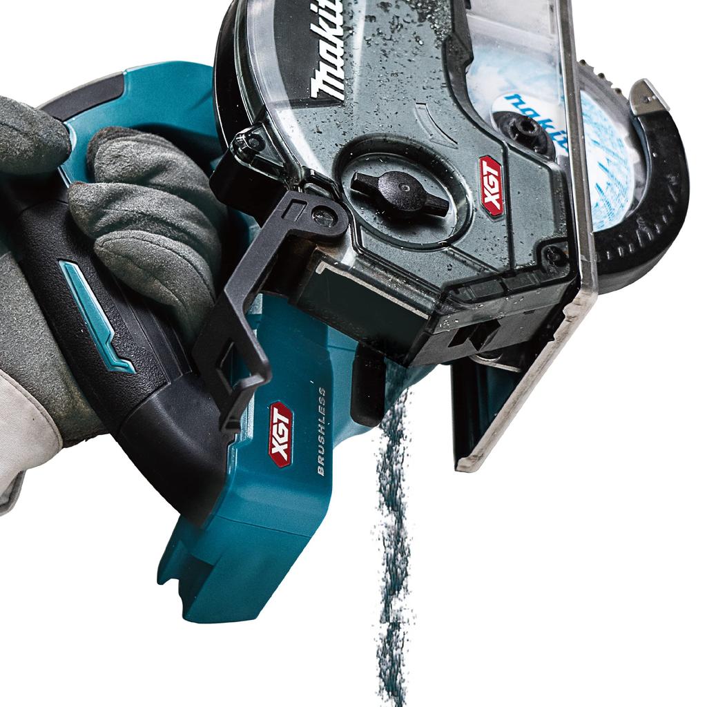 Makita 125 мм Беспроводная циркулярная пила и кейс Продаются отдельно CS003GZ, 40 В макс., Аккумулятор, Зарядное устройство, Отдельно,