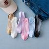 6 пар Новинки Женские носки Весна Лето Цветочные кружевные короткие носки Мягкие шелковые тонкие прозрачные носки Однотонные милые носки до щиколотки