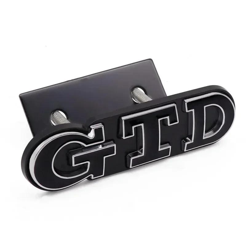 LMN1 VW 2026 Hot 3D Metal Car Front Grill GTD Logo Rear Trunk Sticker Emblem Badge For Volkswagen VW Golf 4 5 6 7 7 MK4 MK5 MK6 MK7 M