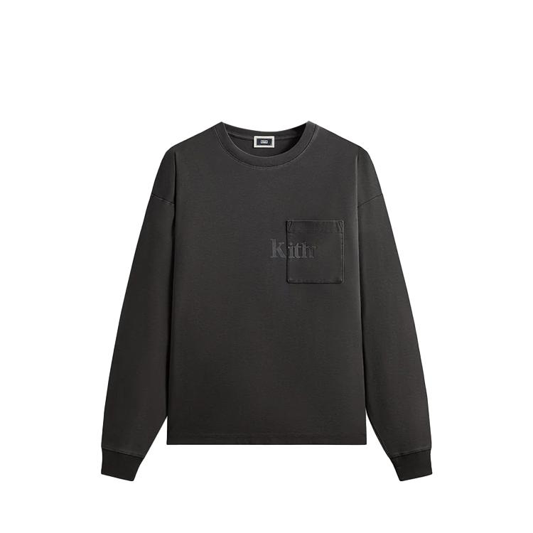 Kith Футболки Мужские Углеродный Цвет Круглый Вырез Умеренный KHM034155-016