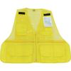 TRUSCO Multifunctional Vest with Reflective Material Yellow THTB-YE